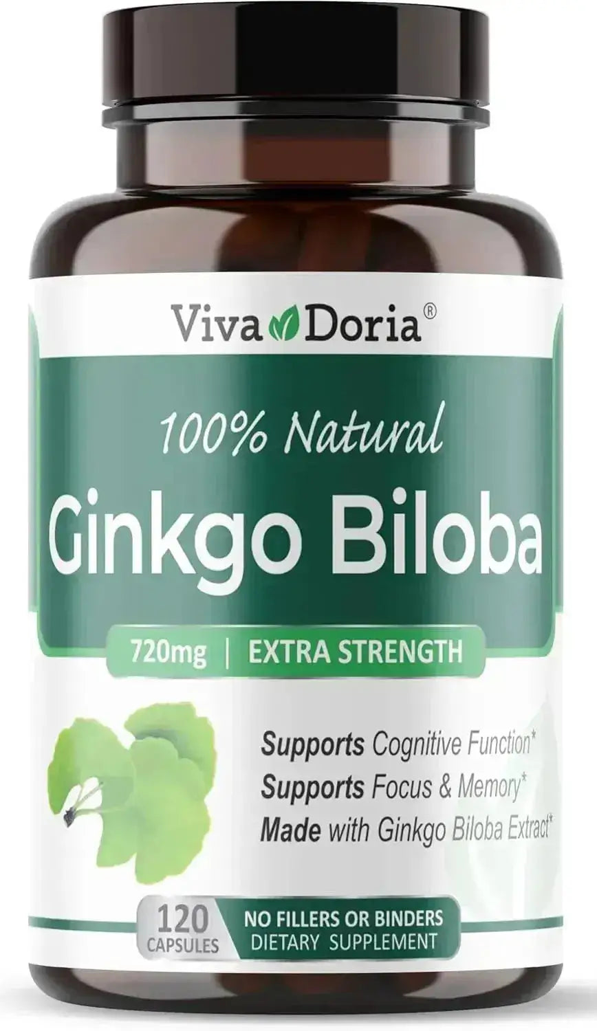 VIVA DORIA - Viva Doria Ginkgo Biloba 720Mg. 120 Capsulas - The Red Vitamin MX - Suplementos Alimenticios - {{ shop.shopifyCountryName }}