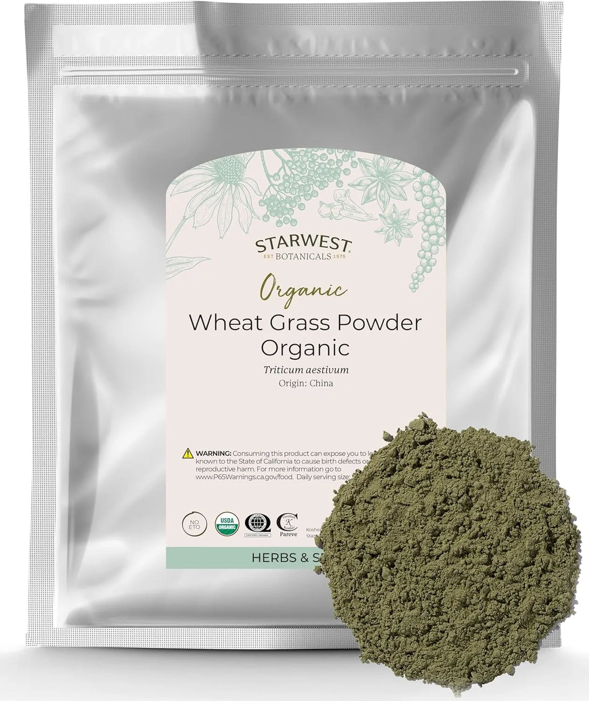 STARWEST BOTANICALS - Starwest Botanicals Organic Wheatgrass Powder 454Gr. - The Red Vitamin MX - Suplementos Alimenticios - {{ shop.shopifyCountryName }}
