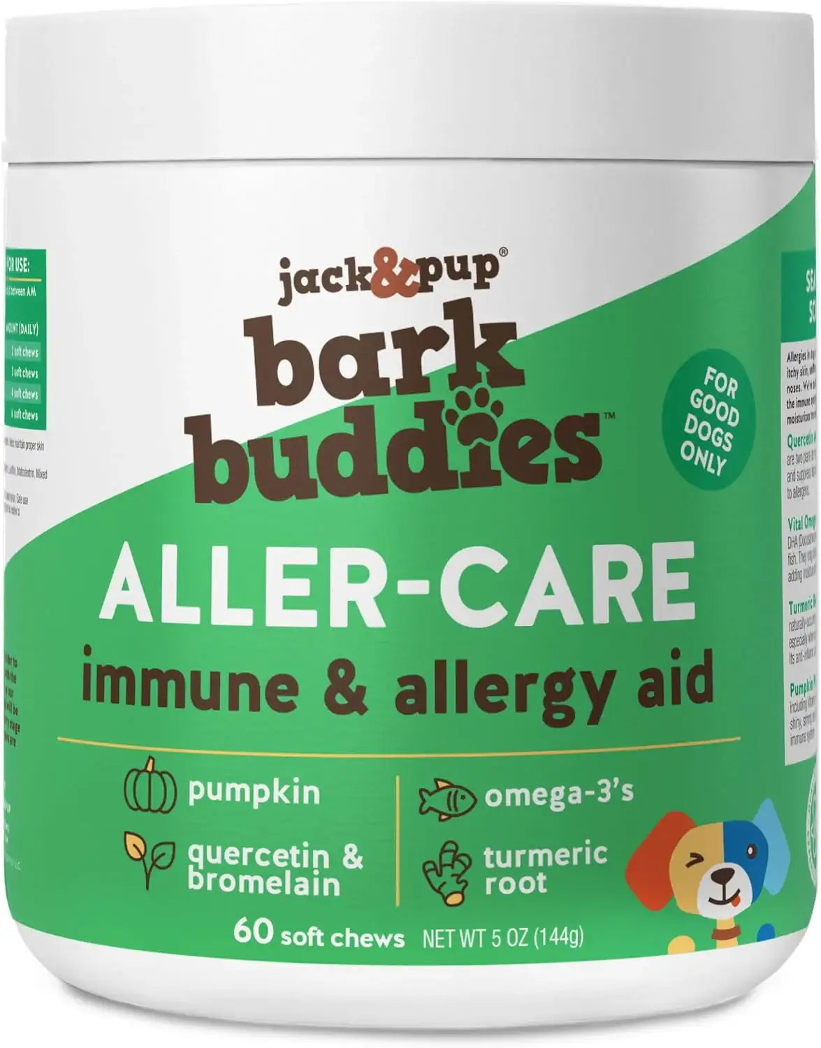 JACK&PUP - Jack&Pup Dog Allergy Chews 60 Masticables - The Red Vitamin MX - Remedios Para La Picazón De Perros - {{ shop.shopifyCountryName }}