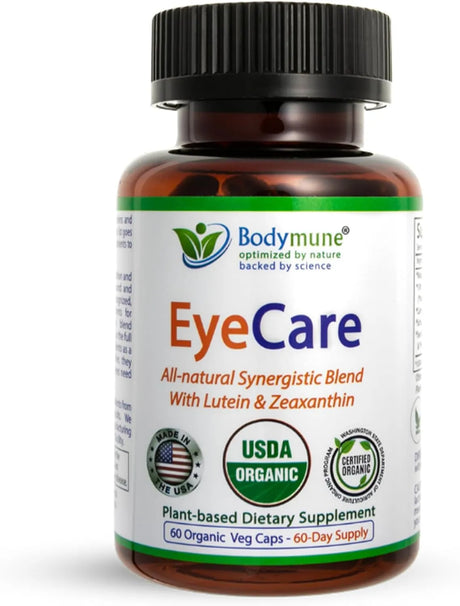 BODYMUNE - Bodymune EyeCare Eye Health Lutein Zeaxanthin 60 Capsulas - The Red Vitamin MX - Suplementos Alimenticios - {{ shop.shopifyCountryName }}