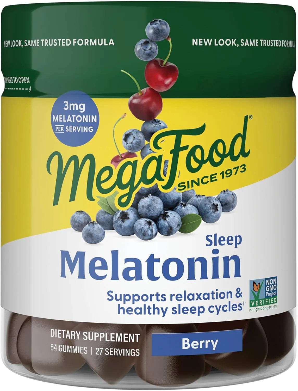 MEGAFOOD - MegaFood Melatonin Gummies 3Mg. Berry Flavor 54 Gomitas - The Red Vitamin MX - Suplementos Alimenticios - {{ shop.shopifyCountryName }}