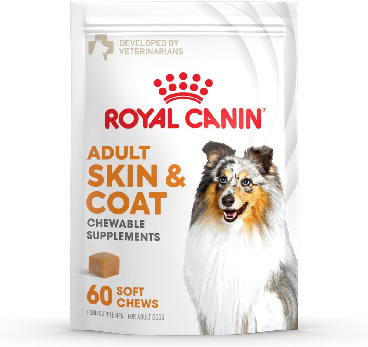 Royal Canin Skin & Coat Supplement Soft Chews for Adult Dogs 60 Masticables
