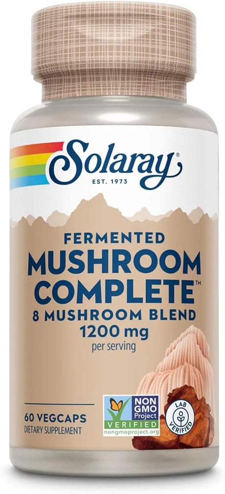SOLARAY - SOLARAY Fermented Mushroom Complete 60 Capsulas - The Red Vitamin MX - Suplementos Alimenticios - {{ shop.shopifyCountryName }}