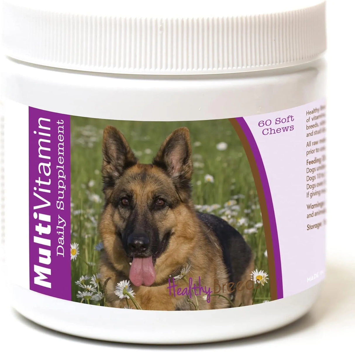 HEALTHY BREEDS - Healthy Breeds German Shepherd Multi-Vitamin Soft Chews 60 Masticables - The Red Vitamin MX - Multivitamínicos Para Perros - {{ shop.shopifyCountryName }}