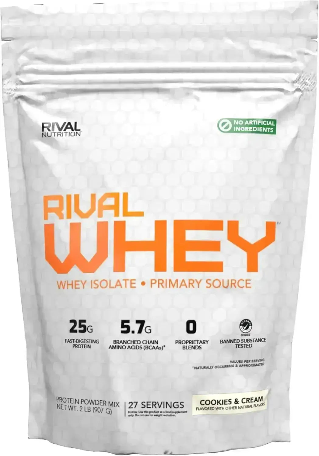 RIVAL NUTRITION - Rival Nutrition Naturally Flavored Rival Whey Cookies and Cream 907Gr. - The Red Vitamin MX - Suplementos Alimenticios - {{ shop.shopifyCountryName }}