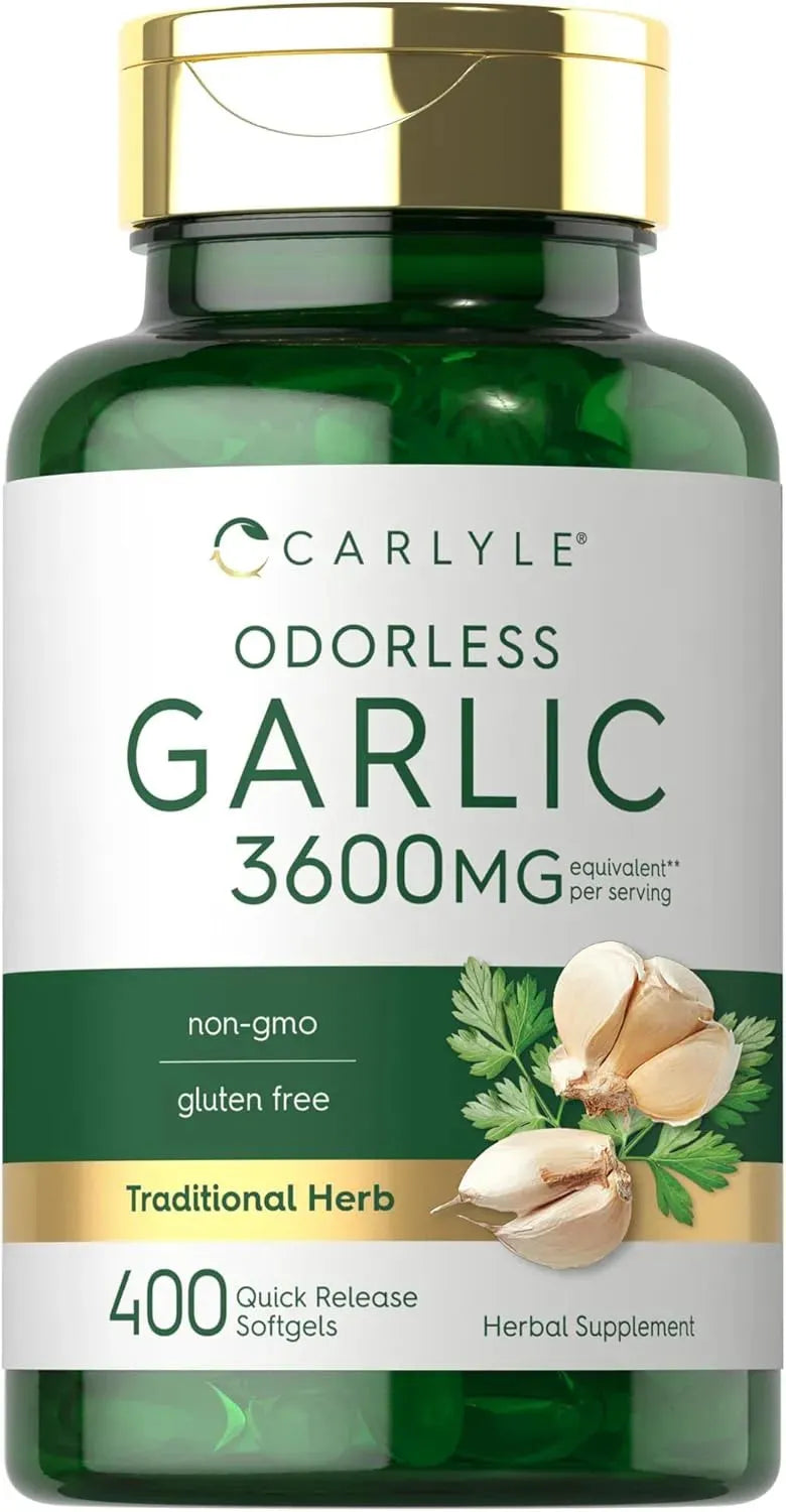 CARLYLE - Carlyle Odorless Garlic 3600Mg. 400 Capsulas Blandas - The Red Vitamin MX - Suplementos Alimenticios - {{ shop.shopifyCountryName }}