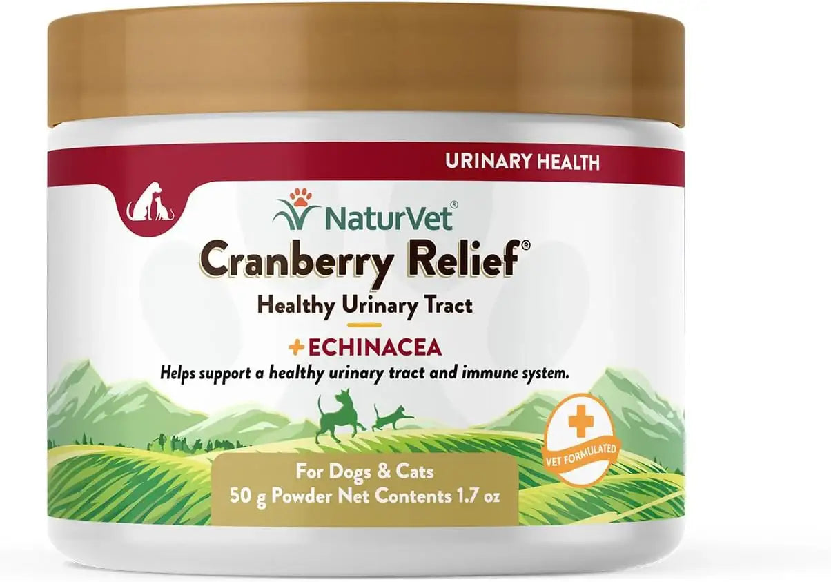 NATURVET - NaturVet Cranberry Relief Plus Echinacea Powder 50Gr. - The Red Vitamin MX - Salud De Tracto Urinario Para Perros - {{ shop.shopifyCountryName }}