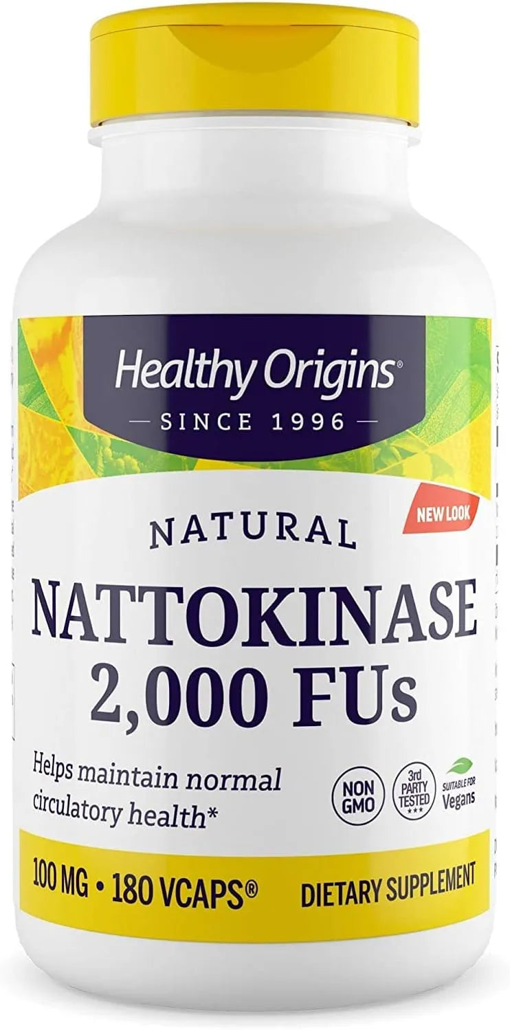 HEALTHY ORIGINS - Healthy Origins Nattokinase 2,000 FUs 180 Capsulas - The Red Vitamin MX - Suplementos Alimenticios - {{ shop.shopifyCountryName }}