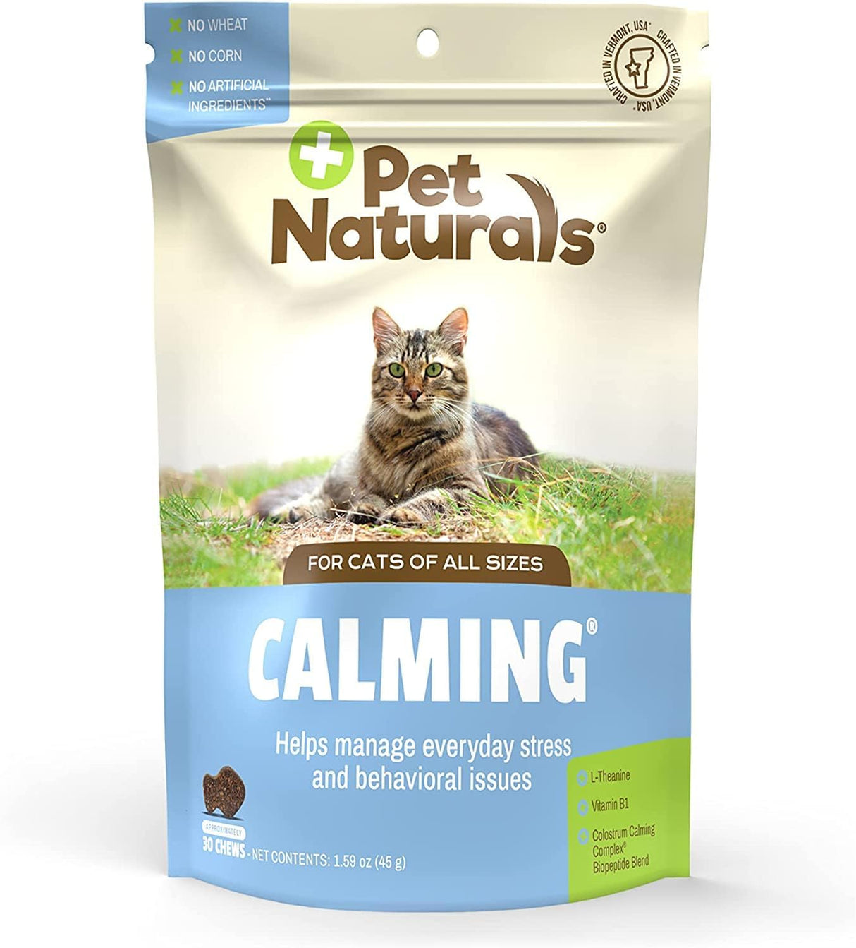 Pet Naturals Calming Chews for Cats 30 Masticables