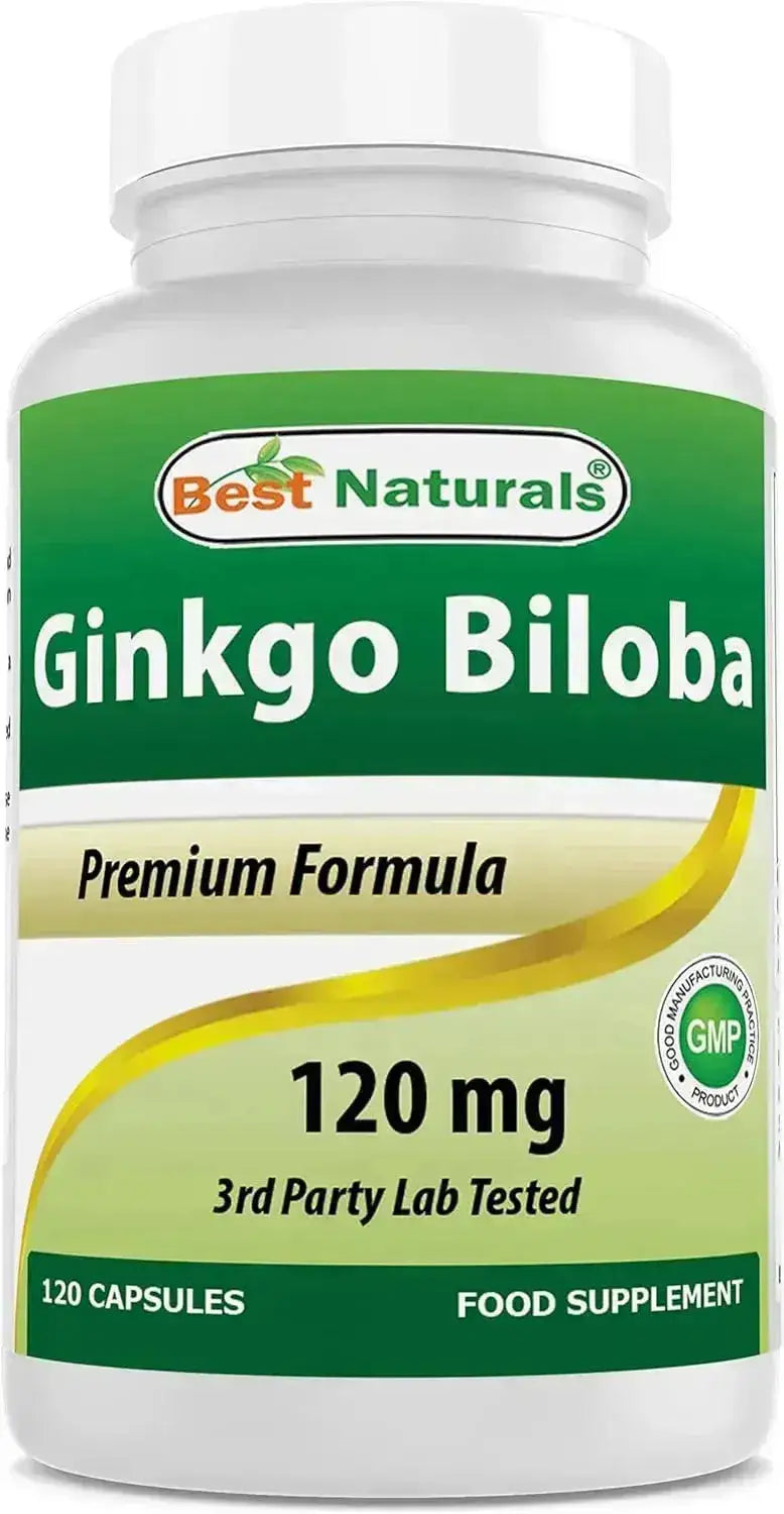 BEST NATURALS - Best Naturals Ginkgo Biloba 120Mg. 120 Capsulas - The Red Vitamin MX - Suplementos Alimenticios - {{ shop.shopifyCountryName }}