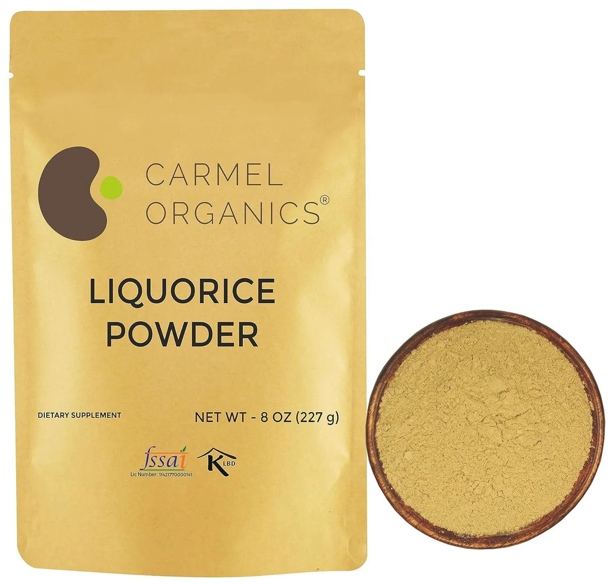CARMEL ORGANICS - CARMEL ORGANICS Licorice Root Powder 227Gr. - The Red Vitamin MX - Suplementos Alimenticios - {{ shop.shopifyCountryName }}