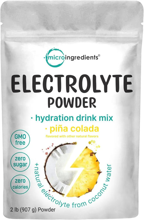 MICRO INGREDIENTS - Micro Ingredients Hydration Electrolyte Powder Tropical Piña Colada Flavor 139 Servicios 907Gr. - The Red Vitamin MX - Suplementos Alimenticios - {{ shop.shopifyCountryName }}