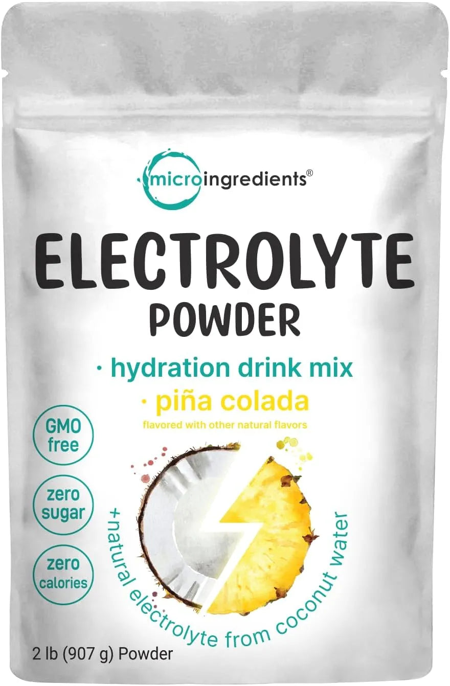MICRO INGREDIENTS - Micro Ingredients Hydration Electrolyte Powder Tropical Piña Colada Flavor 139 Servicios 907Gr. - The Red Vitamin MX - Suplementos Alimenticios - {{ shop.shopifyCountryName }}