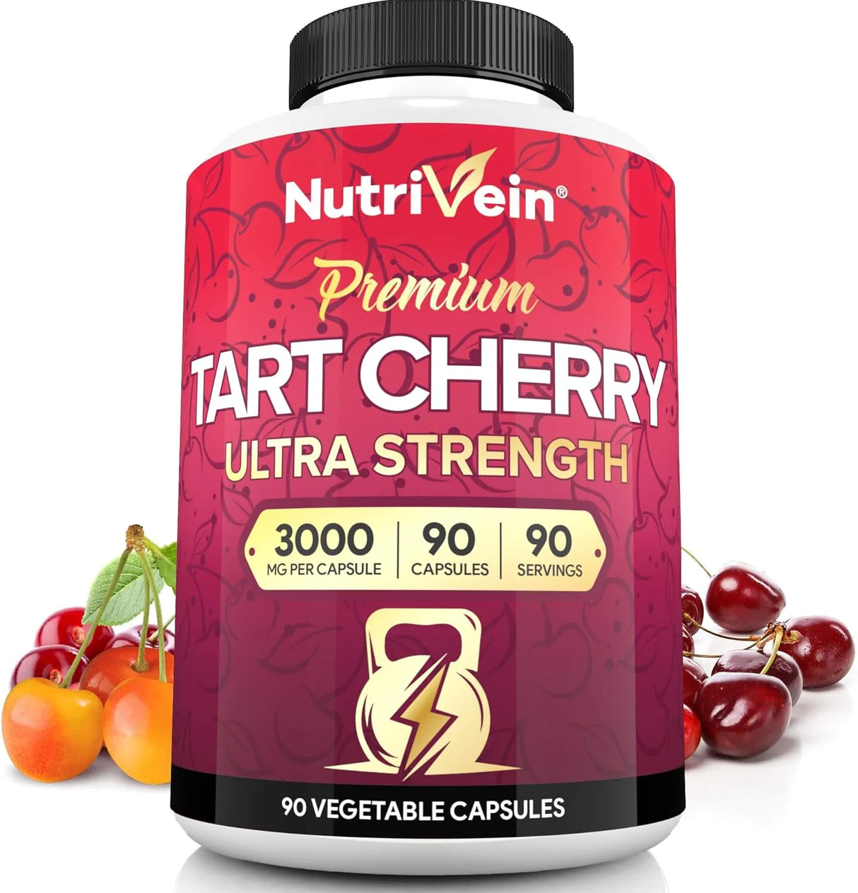 NUTRIVEIN - Nutrivein Tart Cherry 3000Mg. 90 Capsulas - The Red Vitamin MX - Suplementos Alimenticios - {{ shop.shopifyCountryName }}
