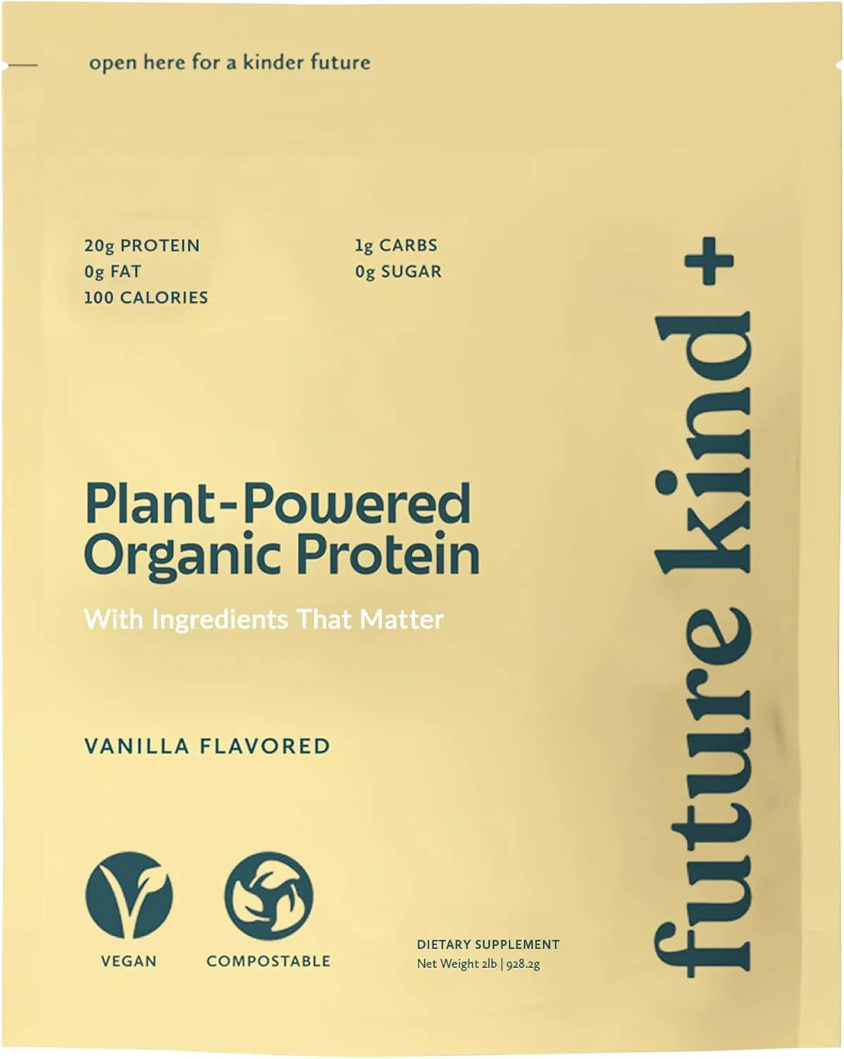 FUTURE KIND - Future Kind Vegan Protein Powder Vanilla 34 Servicios 928Gr. - The Red Vitamin MX - Suplementos Alimenticios - {{ shop.shopifyCountryName }}