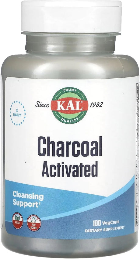 KAL - KAL Charcoal Activated 280Mg. 100 Capsulas - The Red Vitamin MX - Suplementos Alimenticios - {{ shop.shopifyCountryName }}