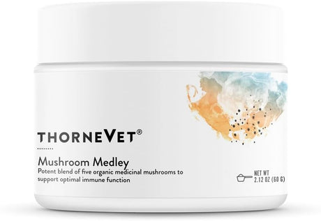 THORNE RESEARCH - ThorneVet Mushroom Medley for Dogs 120 Servicios 60Gr. - The Red Vitamin MX - Suplementos Herbales Para Perros - {{ shop.shopifyCountryName }}