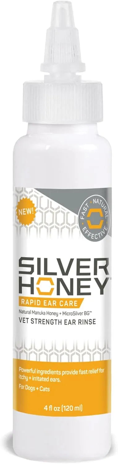ABSORBINE - Absorbine Silver Honey Rapid Ear Care Vet Strength Ear Rinse 4 Fl.Oz. - The Red Vitamin MX - Cuidado Del Oído De Perros - {{ shop.shopifyCountryName }}