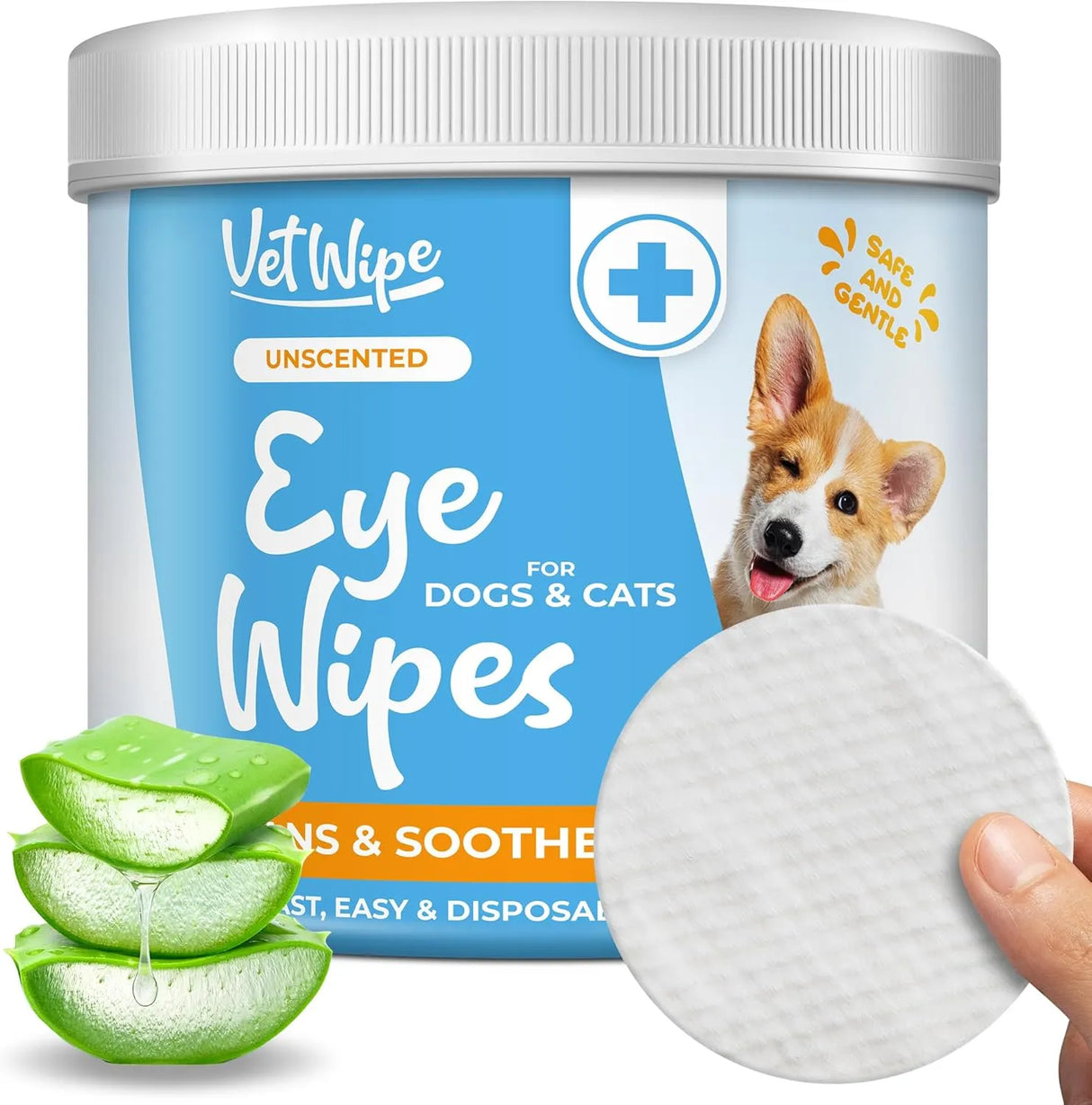 VETWIPE - VetWipe Dog Eye Wipes 100 Toallitas - The Red Vitamin MX - Cuidado De Los Ojos De Los Perros - {{ shop.shopifyCountryName }}