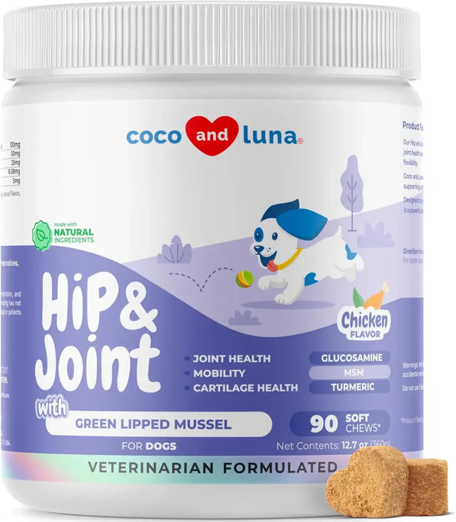 COCO AND LUNA - Coco and Luna Hip & Joint Supplement for Dogs 90 Masticables - The Red Vitamin MX - Cuidado De Cadera Y Articulaciones Para Perros - {{ shop.shopifyCountryName }}