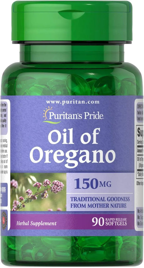 PURITAN'S PRIDE - Puritan's Pride Oil of Oregano 150Mg. 90 Capsulas Blandas - The Red Vitamin MX - Suplementos Alimenticios - {{ shop.shopifyCountryName }}