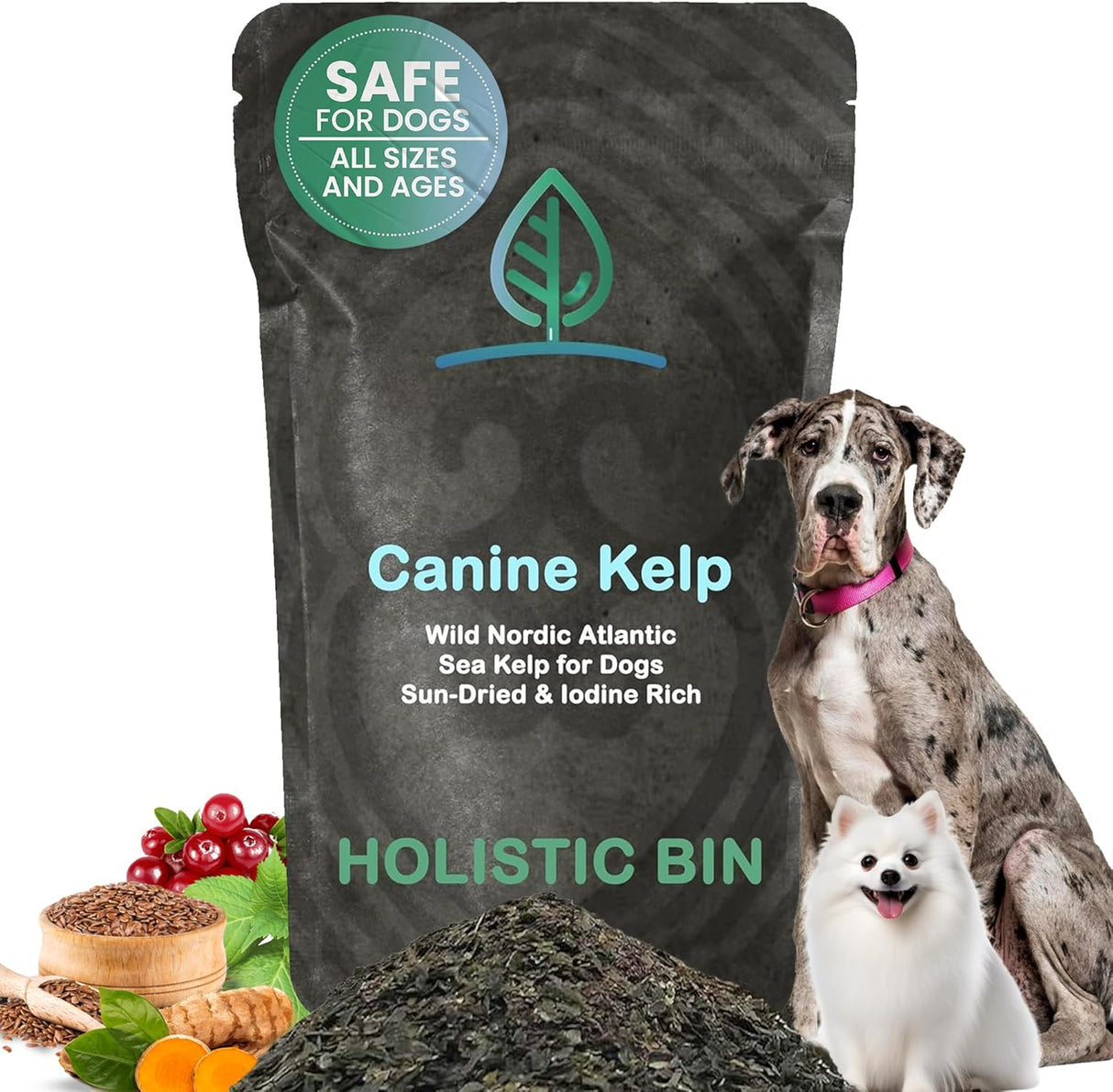 HOLISTIC BIN - Holistic Bin Canine Atlantic Sea Kelp for Dogs 50Gr. - The Red Vitamin MX - Suplementos Herbales Para Perros - {{ shop.shopifyCountryName }}
