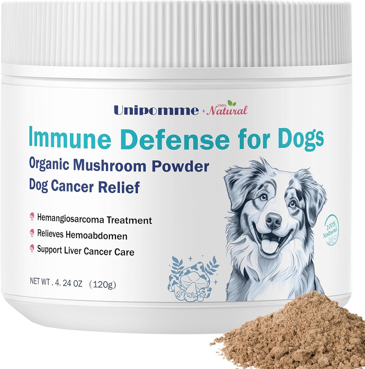 UNIPOMME - Unipomme Dogs Guard Defense Immune 120Gr. - The Red Vitamin MX - Suplementos Herbales Para Perros - {{ shop.shopifyCountryName }}