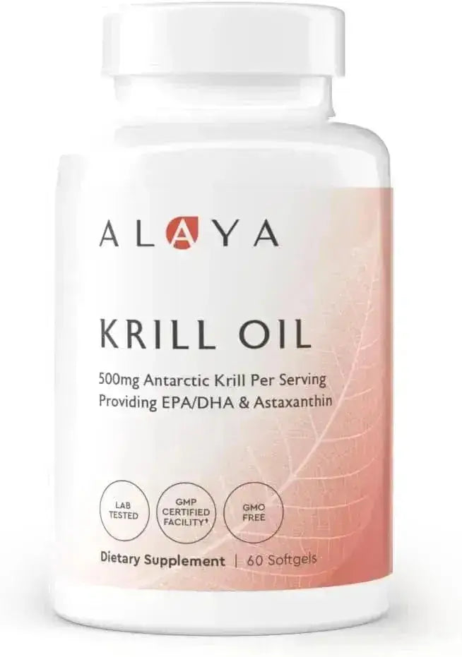 ALAYA NATURALS - Alaya Naturals Antarctic Krill Oil 500Mg. 60 Capsulas Blandas - The Red Vitamin MX - Suplementos Alimenticios - {{ shop.shopifyCountryName }}