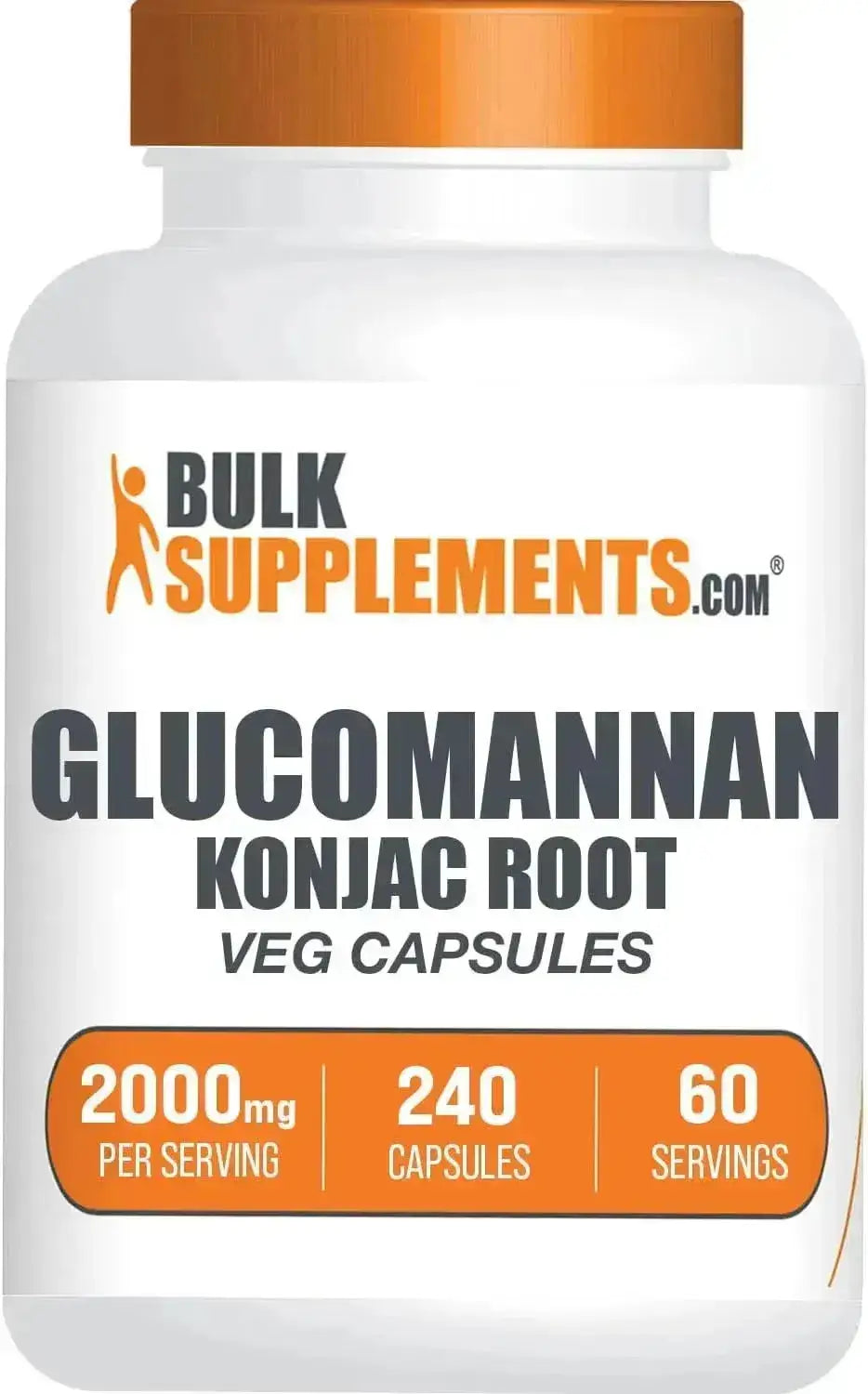 BULK SUPPLEMENTS - Bulk Supplements Glucomannan 2000Mg. 240 Capsulas - The Red Vitamin MX - Suplementos Alimenticios - {{ shop.shopifyCountryName }}