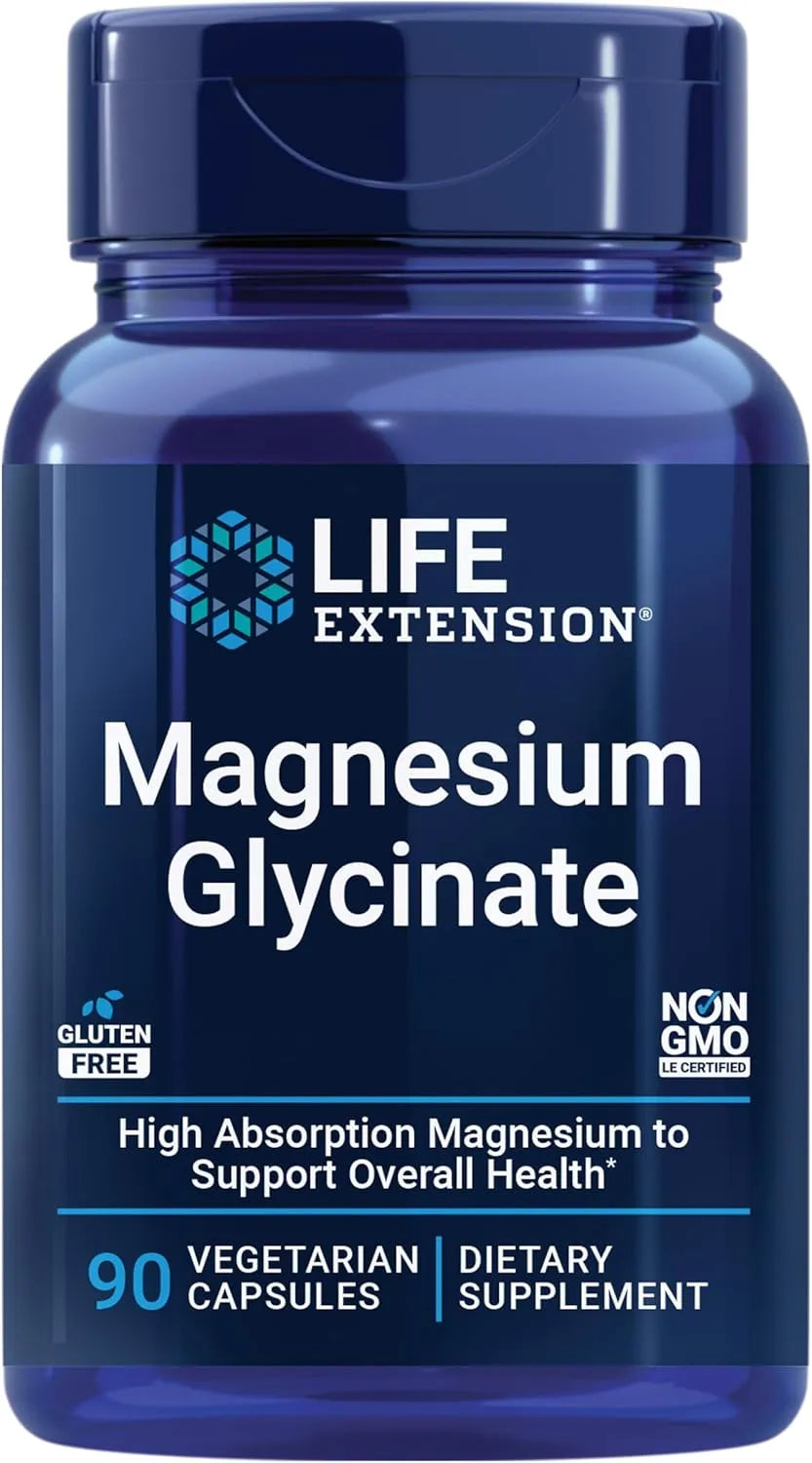 LIFE EXTENSION - Life Extension Magnesium Glycinate 90 Capsulas - The Red Vitamin MX - Suplementos Alimenticios - {{ shop.shopifyCountryName }}
