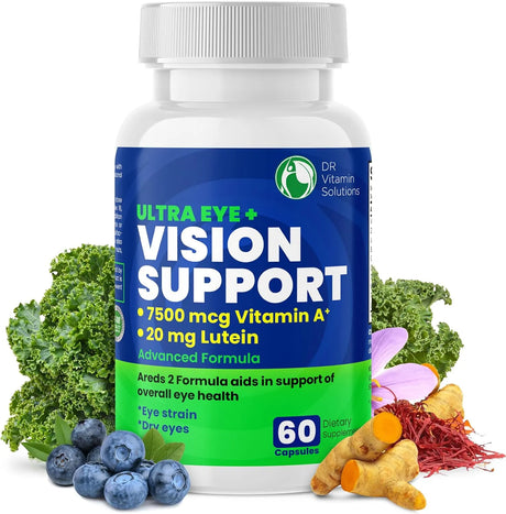 DR VITAMIN SOLUTIONS - DR Vitamin Solutions Vision Support Eye Vitamins for Macular Health 60 Capsulas - The Red Vitamin MX - Suplementos Alimenticios - {{ shop.shopifyCountryName }}