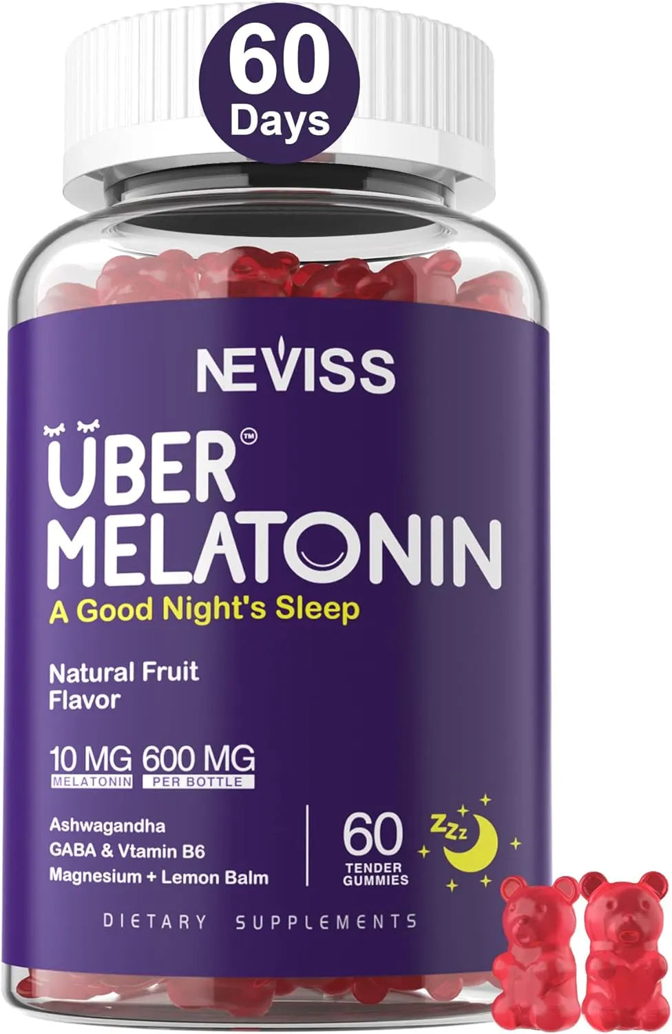 NEVISS - NEVISS Melatonin Gummies 10Mg. 60 Gomitas - The Red Vitamin MX - Suplementos Alimenticios - {{ shop.shopifyCountryName }}