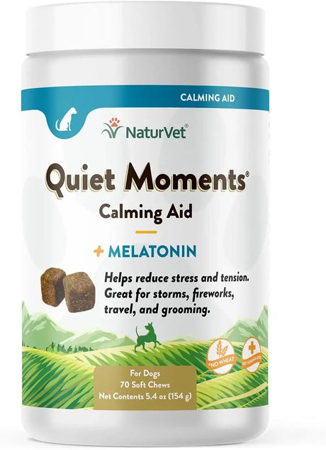 NATURVET - NaturVet Quiet Moments Calming Aid Dog Supplement 70 Masticables - The Red Vitamin MX - Relajantes Para Perros - {{ shop.shopifyCountryName }}