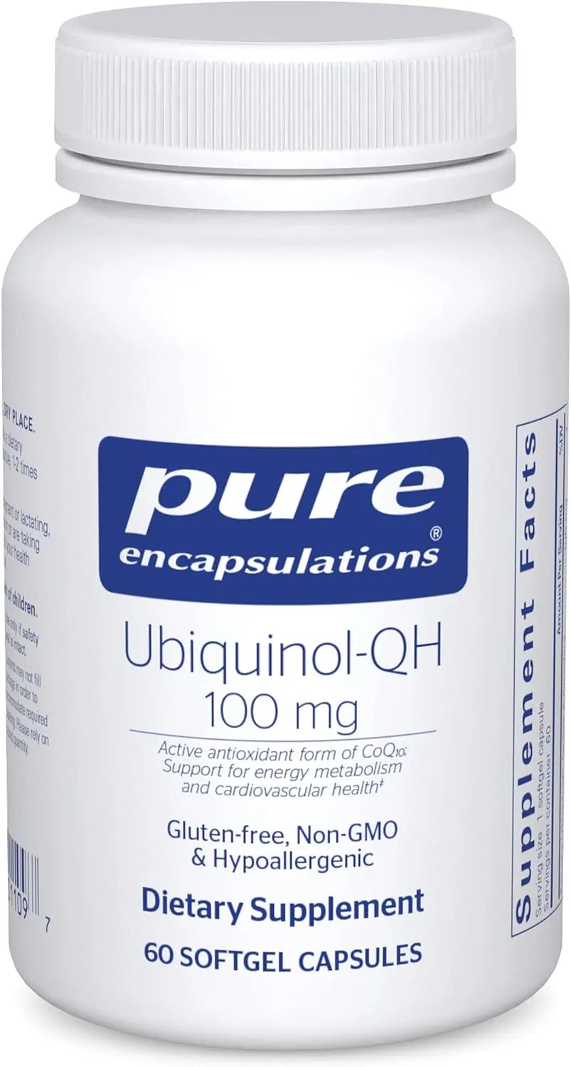 PURE ENCAPSULATIONS - Pure Encapsulations Ubiquinol-QH 100Mg. 60 Capsulas Blandas - The Red Vitamin MX - Suplementos Alimenticios - {{ shop.shopifyCountryName }}