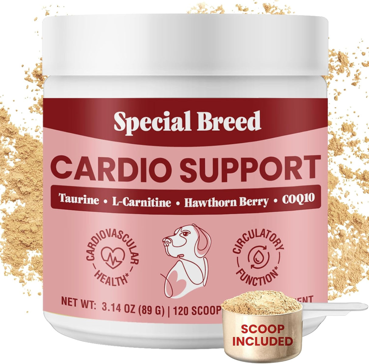 Special Breed Cardio Support for Dogs 120 Servicios 89Gr.