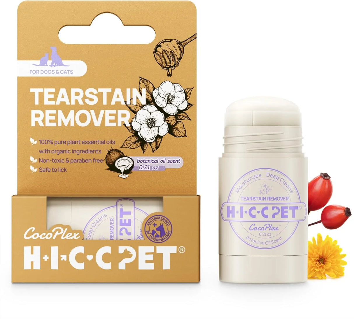 HICC PET - HICC PET Tear Stain Remover Balm for Dogs 0.53Oz. - The Red Vitamin MX - Cuidado De Los Ojos De Los Perros - {{ shop.shopifyCountryName }}