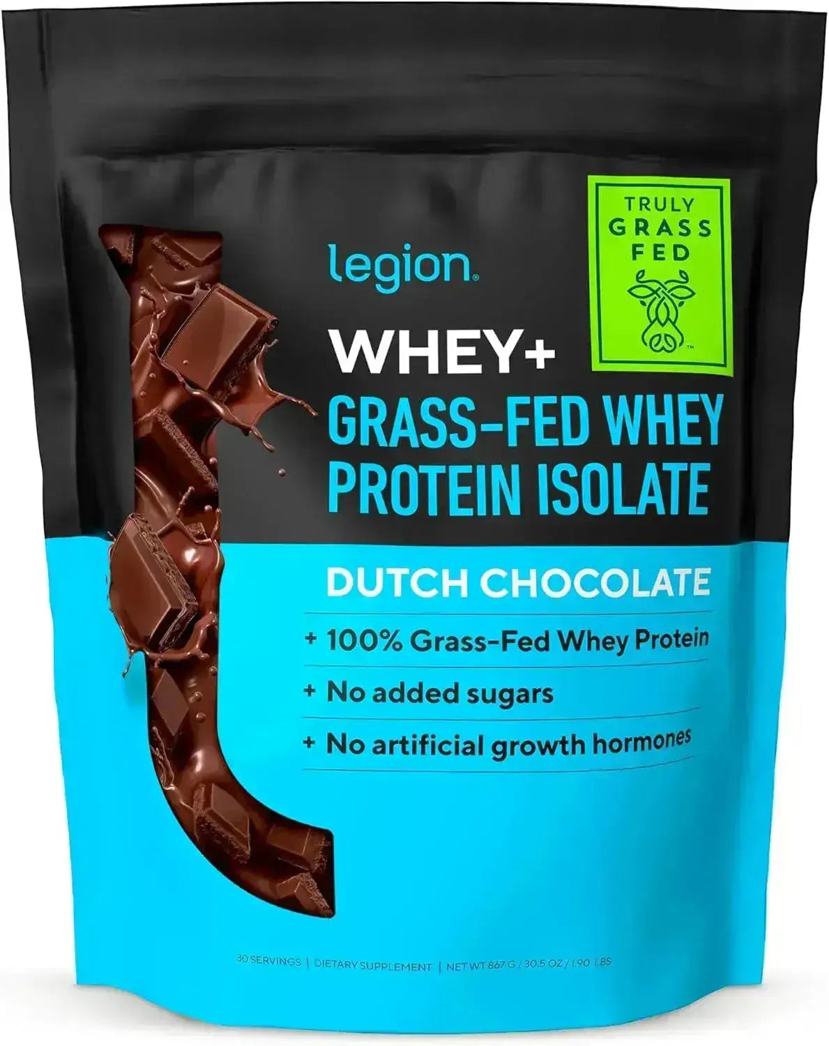 LEGION - LEGION Whey+ Grass Fed Whey Isolate Protein Powder Chocolate 867Gr. - The Red Vitamin MX - Suplementos Alimenticios - {{ shop.shopifyCountryName }}