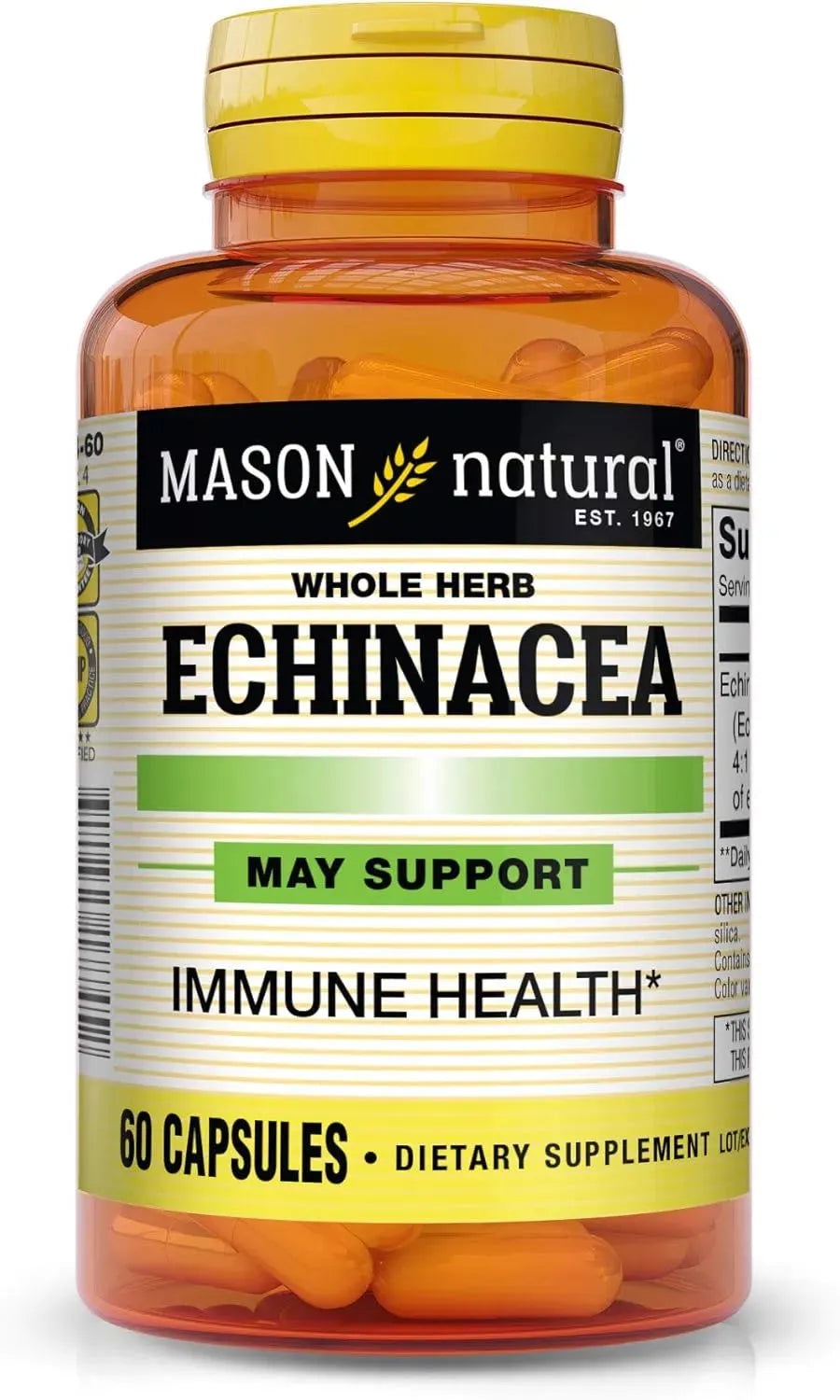 MASON NATURAL - MASON NATURAL Echinacea 60 Capsulas - The Red Vitamin MX - Suplementos Alimenticios - {{ shop.shopifyCountryName }}