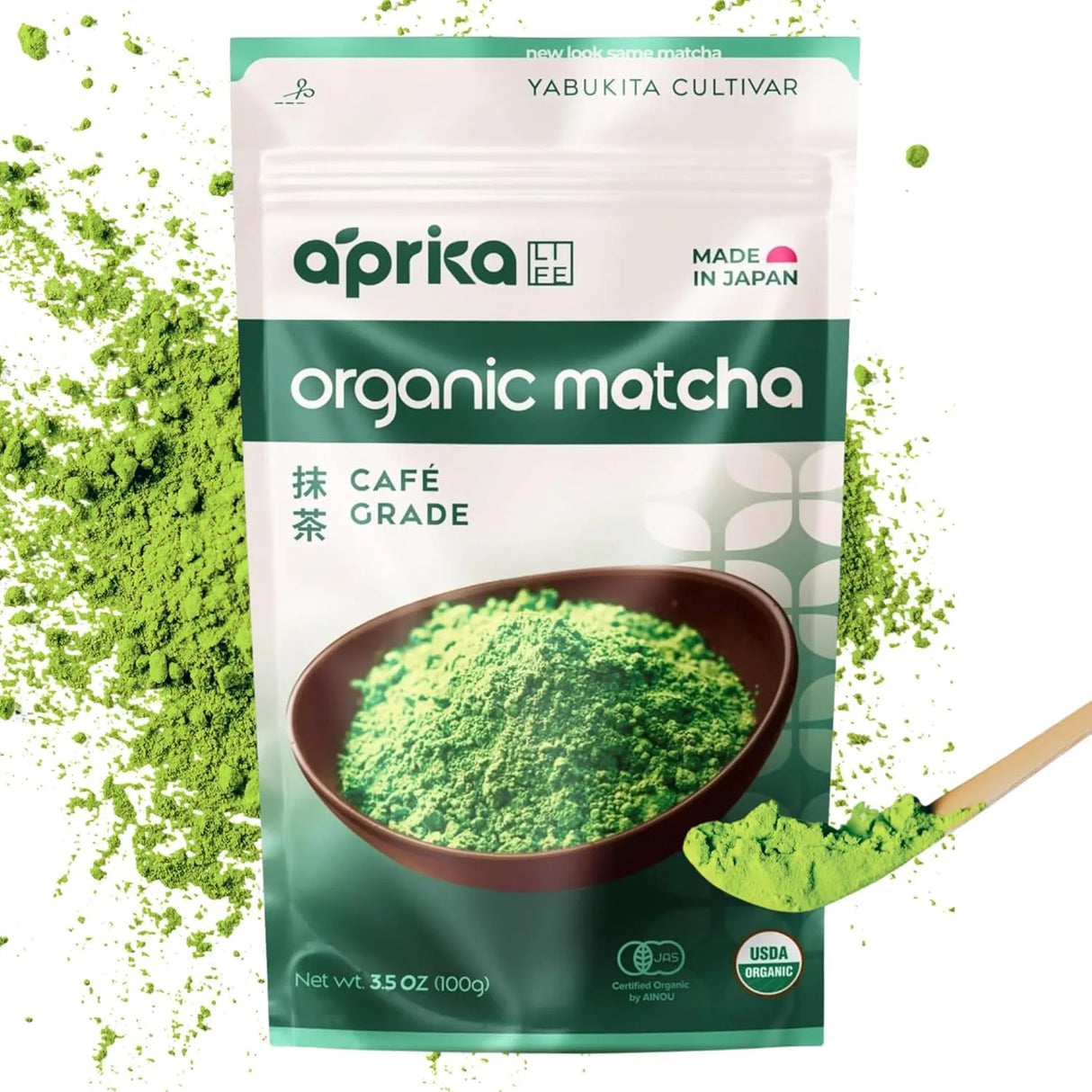 APRIKALIFE - AprikaLife Organic Matcha Powder 100Gr. - The Red Vitamin MX - Suplementos Alimenticios - {{ shop.shopifyCountryName }}