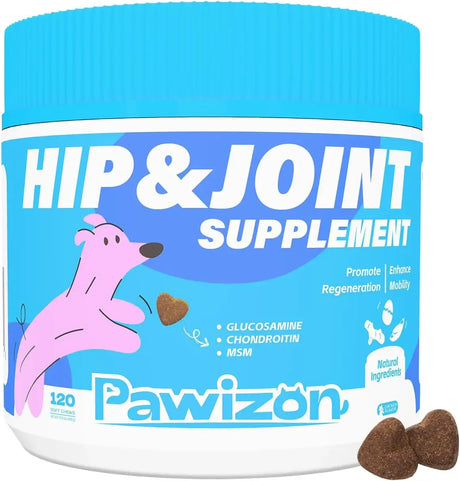 PAWIZON - PAWIZON Advanced Hip and Joint Supplement for Dogs 120 Masticables - The Red Vitamin MX - Cuidado De Cadera Y Articulaciones Para Perros - {{ shop.shopifyCountryName }}