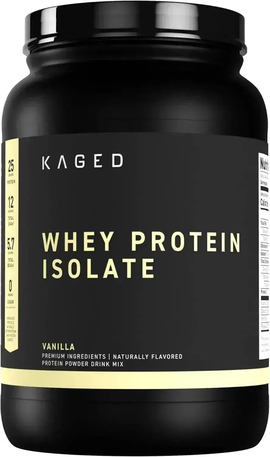KAGED MUSCLE - Kaged Whey Protein Isolate Powder Vanilla 25 Servicios 2 Lbs. - The Red Vitamin MX - Suplementos Alimenticios - {{ shop.shopifyCountryName }}