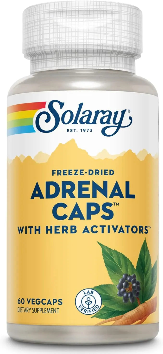 SOLARAY - SOLARAY Adrenal Caps 60 Capsulas - The Red Vitamin MX - Suplementos Alimenticios - {{ shop.shopifyCountryName }}