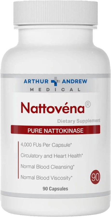 ARTHUR ANDREW - Arthur Andrew Medical Nattovena Pure Nattokinase 90 Capsulas - The Red Vitamin MX - Suplementos Alimenticios - {{ shop.shopifyCountryName }}