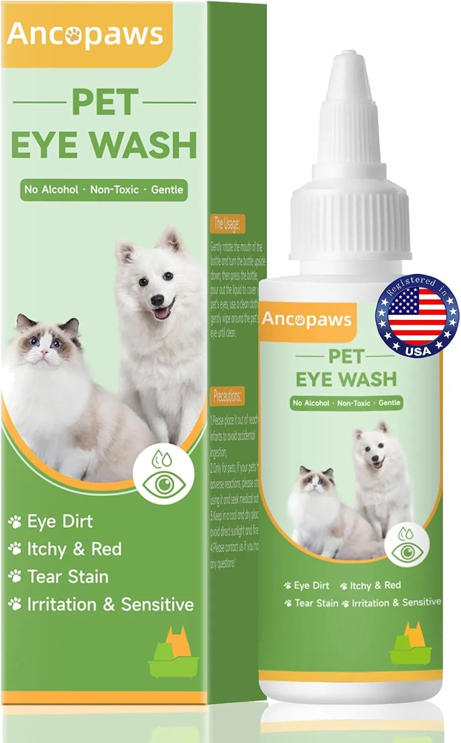ANCOPAWS - Ancopaws Eye Drops for Dogs & Cats 2 Fl.Oz. - The Red Vitamin MX - Cuidado De Los Ojos De Los Perros - {{ shop.shopifyCountryName }}