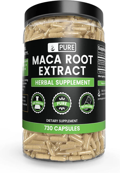 PURE ORIGINAL INGREDIENTS - PURE ORIGINAL INGREDIENTS Maca Root 730 Capsulas - The Red Vitamin MX - Suplementos Alimenticios - {{ shop.shopifyCountryName }}