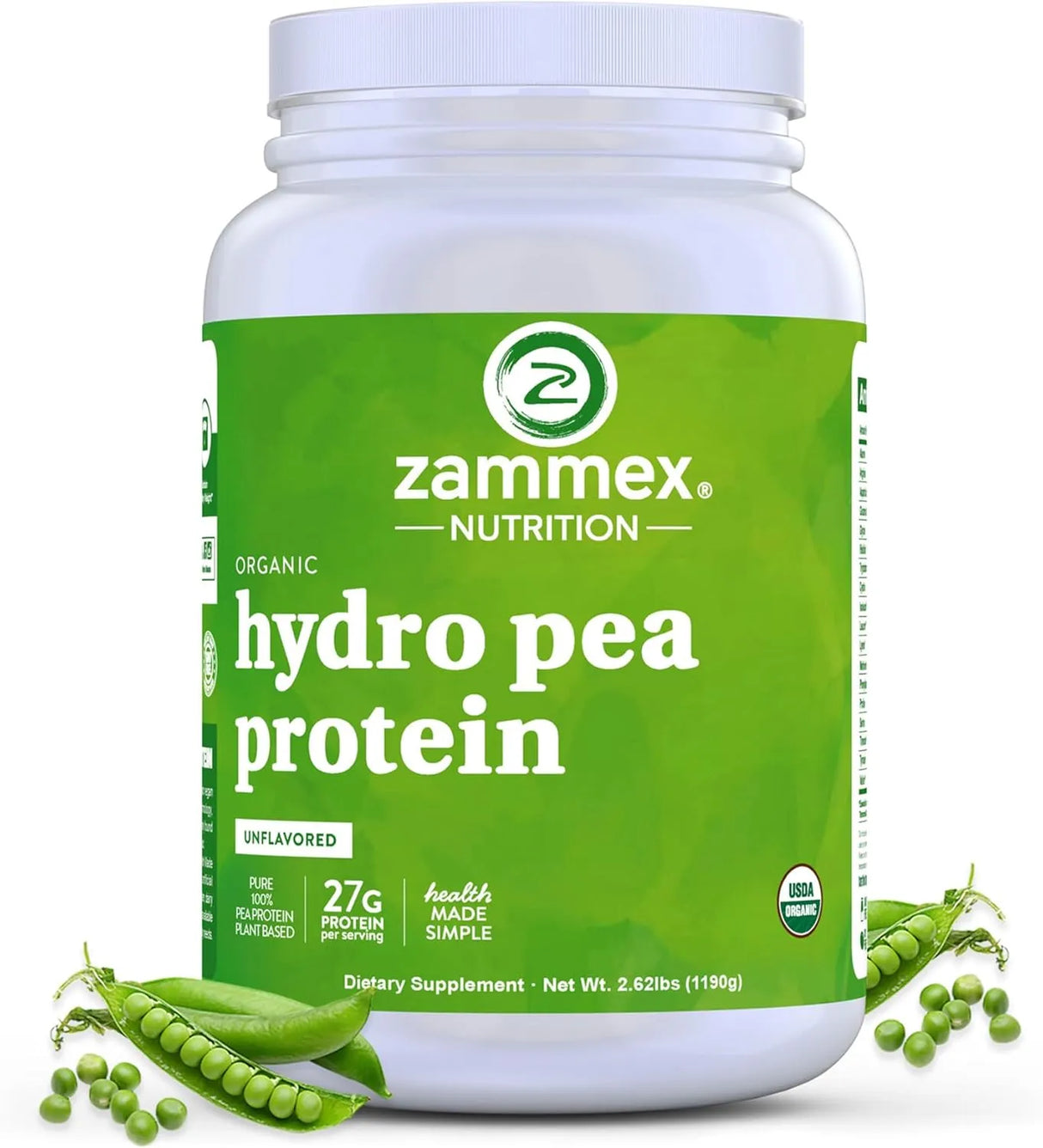ZAMMEX - Zammex Organic Pea Protein Powder Natural Flavor 1,190Gr. - The Red Vitamin MX - Suplementos Alimenticios - {{ shop.shopifyCountryName }}