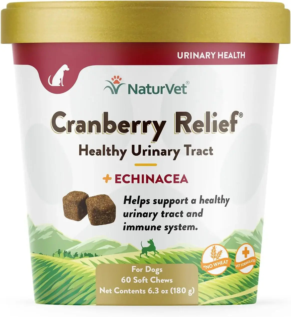 NATURVET - NaturVet Cranberry Relief Plus Echinacea 60 Masticables - The Red Vitamin MX - Salud De Tracto Urinario Para Perros - {{ shop.shopifyCountryName }}