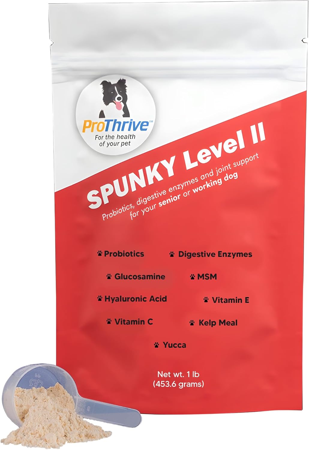 Equerry's Spunky Level II Hip and Joint Supplement for Dogs 453Gr.