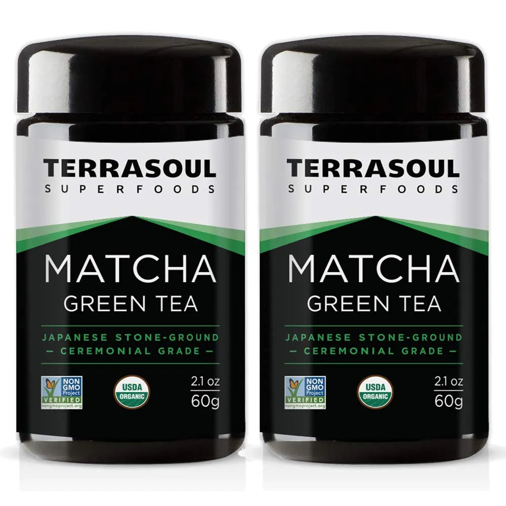 TERRASOUL SUPERFOODS - Terrasoul Superfoods Organic Matcha Green Tea Ceremonial Grade 60Gr. 2 Pack - The Red Vitamin MX - Suplementos Alimenticios - {{ shop.shopifyCountryName }}