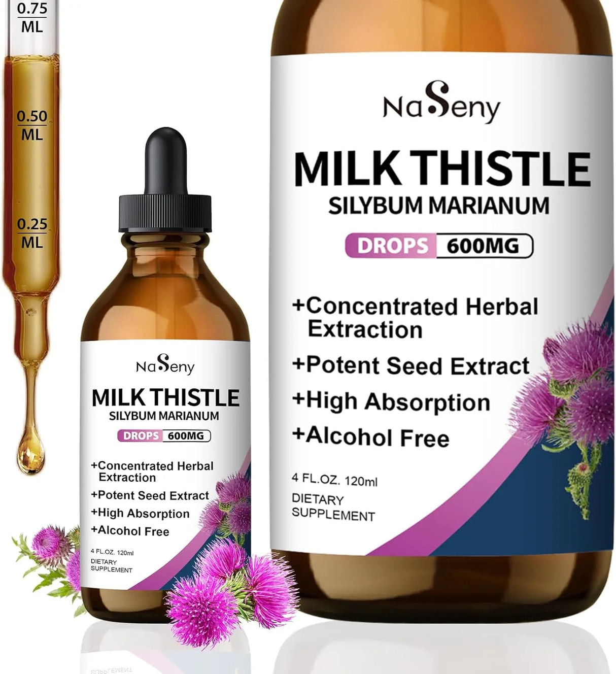 NASENY - NaSeny Milk Thistle Drops 4 Fl.Oz. - The Red Vitamin MX - Suplementos Alimenticios - {{ shop.shopifyCountryName }}